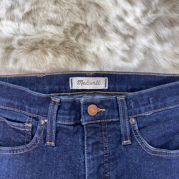 Madewell Blue Skinny Jeans High-Waisted - Picture 8 of 9